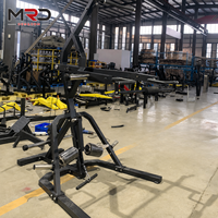 Máquina de Entrenamiento de Fuerza Multifuncional de Acero con Carga de Placas para Entrenamiento en Pie, Colores Personalizables