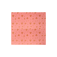 Papier d'emballage pour fleurs en cristal cœur romantique OPP semi-transparent, papier d'emballage pour bouquets DIY, fournitures pour fleuristes, vente en gros