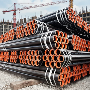 热轧 Q235 无缝碳钢钻管，黑色和红色涂漆，用于油田服务 - Product Image 2