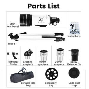 Vente en gros de télescope astronomique portable HD réfractif 70360 Prix pour <span class=keywords><strong>adulte</strong></span> débutant Espace lunaire - Product Image 3