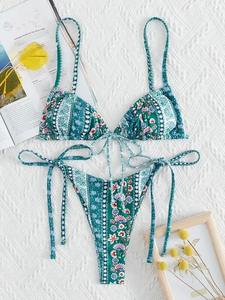 ชุดบิกินี่ทรงสามเหลี่ยมแบบขายส่งสำหรับวัยรุ่นสาว 18 ปี ชุดว่ายน้ำเซ็กซี่สุดฮอตสำหรับฤดูร้อนสไตล์บราซิล - Product Image 4