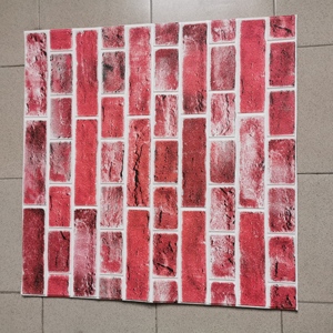 Paneles de Pared de Ladrillo Falsos Autoadhesivos, Papel Tapiz 3D de Ladrillo, Panel de Pared de Espuma con Aspecto de Piedra, Fácil de Instalar, Adhesivo Decorativo para Pared - Product Image 1