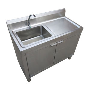 Lavello da Cucina Commerciale in Acciaio Inox con Mobile e Piano di Lavoro per <span class=keywords><strong>Ristoranti</strong></span> - Product Image 1