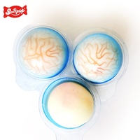 Grosir kustom baru rasa buah Chewy lembut Halloween Bumi Bola otak buah Jam botol kemasan permen untuk