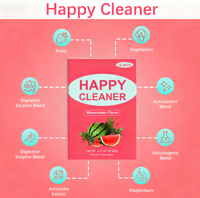 Poudre d'herbes Happy Cleaner 14 sachets Goût Pastèque Boisson bien-être quotidienne OEM ODM Personnalisé Qualité alimentaire Vente en gros