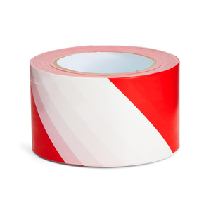 Eonbon Đỏ/Trắng <span class=keywords><strong>CAUTION</strong></span> <span class=keywords><strong>Tape</strong></span> 70mm x 50m rào cản băng đỏ trắng không dính cảnh báo Băng - Product Image 4