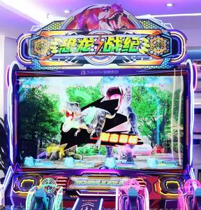 Machine d'arcade VR de tir pour 4 joueurs, simulateur de bataille de dinosaures, construction métallique, 1 an de garantie, pour parc d'attractions à monnayeur - Product Image 4