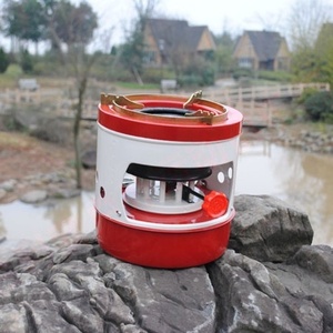 Réchaud <span class=keywords><strong>à</strong></span> <span class=keywords><strong>pétrole</strong></span> miniature Zethink 2608 pour camping en extérieur avec 10 mèches, réchaud émaillé, fournitures de cuisson et de grillades en gros - Product Image 1