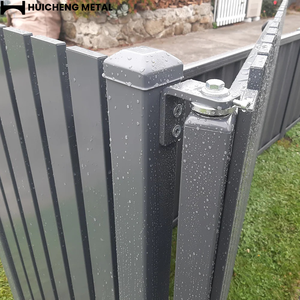 Clôture en aluminium DIY, panneau de clôture décoratif en aluminium <span class=keywords><strong>pour</strong></span> jardin <span class=keywords><strong>extérieur</strong></span> avec poteau en aluminium - Product Image 2