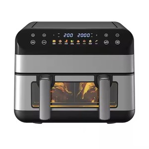 New 8L Cổ Điển Vuông Đôi Giỏ Nồi Chiên Không Khí Lò Với Điều Khiển Riêng Biệt Và Hai Nấu Ăn Giỏ Cho Hộ Gia Đình Sử Dụng - Product Image 6