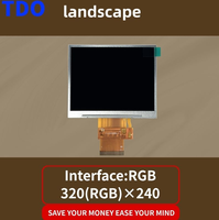 Écran LCD TFT 3,5 pouces 320*240 Interface RGB 500cd/ ㎡   Module d'affichage pour appareil portable industriel/contrôle de la maison intelligente/instrument de test portable