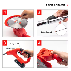 Outils de jardinage à bas prix, tondeuses à gazon, tondeuse à gazon électrique 21V, batterie au lithium OEM, débroussailleuse sans fil rétractable - Product Image 3