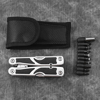 Pince multifonction en acier inoxydable, outil pliable avec couteau, scie, jeu de tournevis, outil de survie pliable
