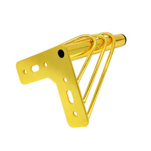 Gambe per Divano in Metallo di Lusso, Supporto Affusolato, Colore Oro, Gambe in Ferro per Letto, Divano e Mobile - Product Image 6