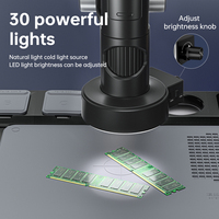 Anufacturers-plato de arroz igital, icroscopio de 1600X Agni
