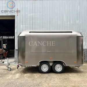 Chariot de nourriture mobile pour la vente de beignets glacés, kiosque alimentaire, camion de nourriture électrique - Product Image 3
