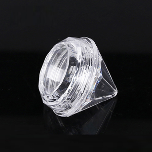 Pot de crème en forme de diamant de 5g Conteneur d'ombre à paupières Pot de poudre scintillante en forme de cône - Product Image 3