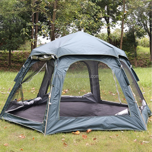 Carpas Hexagonales Plegables Portátiles <span class=keywords><strong>de</strong></span> Apertura Rápida Totalmente Automática para 3-4 Personas, para Acampar al Aire Libre en la <span class=keywords><strong>Playa</strong></span>, Protección contra la Lluvia - Product Image 1