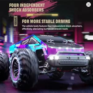 รถบังคับวิทยุ C8821 ขับเคลื่อน 4 ล้อ สำหรับวิ่งออฟโรด 2.4G พร้อมรีโมทคอนโทรล แบบมีแปรงถ่าน/ไม่มีแปรงถ่าน รุ่นปีนป่าย พร้อมไฟ LED ของเล่นสำหรับเด็ก - Product Image 4