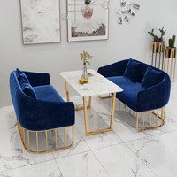 Siège en cuir métallique au Design moderne personnalisé, mobilier de Restaurant, cabine, ensemble de chaises, canapé