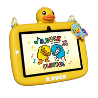 Tablet Anak K7 PLUS B.DUCK 7 Inch Android 16 3GB+5GB RAM 32GB ROM Dual Game Controller Warna Kuning