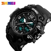 2020 Athletic Watches Hot Jam Tangan Skmei 1155B Analog Digital Watch Camouflage Pupils Wristwatch