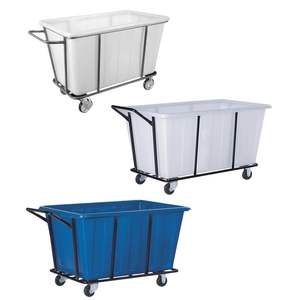 Carrito de lavandería de nuevo diseño, carrito de limpieza, carrito de lavandería de plástico, carrito de lino, cesta de camión de lavandería a granel - Product Image 5