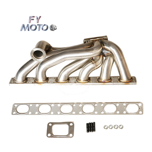 Für BMW 3mm Rohr Dick T3 E30 E34 24V M50 M52 S50 S52 <span class=keywords><strong>M</strong></span> PERFORMANCE Turboladerkrümmer - Product Image 1