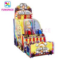 Funspace 게임 센터 동전 공 슈팅 2 플레이어 아케이드 게임기 티커 상환