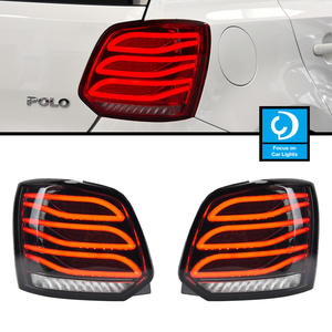Dedicado Volkswagen Polo LED Luces traseras Modificación Estilo Mercedes-Benz Dirección de flujo Conjunto de freno trasero - Product Image 4