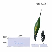 Modèle anatomique de fleur de blé botanique Xuequan M-060, modèle anatomique pédagogique pour l'école, matériau PVC durable, 36x10.5x12.5cm