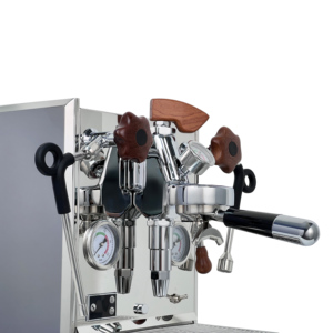 Máy pha cà phê Espresso chuyên nghiệp bằng thép không gỉ, hệ thống hai boiler, đầu pha E61 Rocket, tích hợp bộ đánh sữa. - Product Image 4