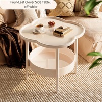 Nouvelle table de chevet moderne avec motif floral créatif, en panneau de particules écologique et durable, pour mobilier de chambre