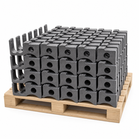 Support en fonte ductile GGG50 sur mesure, usiné CNC de précision, pour équipement industriel