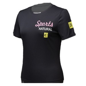 Women's Versatile Quick-Drying Sports Fitness T-<b>Shirt</b> Loose Running Tennis Outdoor Yoga Short-Sleeved Breathable Letter Print - Product Image 5