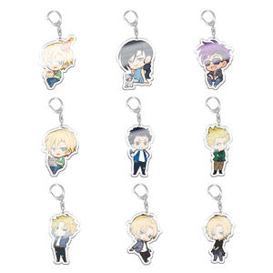 Porte-clés en acrylique <span class=keywords><strong>BANANA</strong></span> <span class=keywords><strong>FISH</strong></span>, figurines de cosplay, porte-clés pour sac, porte-clés de voiture, bijoux de dessin animé pour femmes et hommes, accessoires cadeaux - Product Image 1