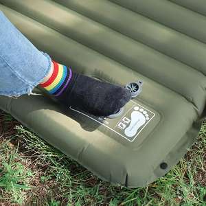 自己膨張キャンプスリーピングパッドマットTPUナイロン超軽量インフレータブル屋外スリーピングパッド枕テントマット防湿 - Product Image 3