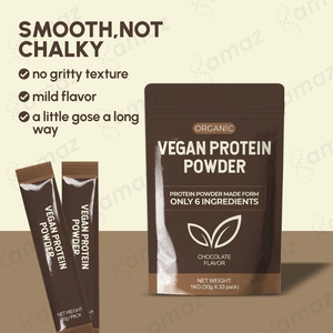 AMAZ Custom Private Label OEM ODM Immune Support Lean Muscle Hunger/Bloating Support Adults Gluten Free Vegan Pea <strong>Protein</strong> Powder - Product Image 4