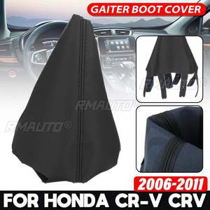 Pour Honda CR-V CRV 2006 2007 2008 2009 2010 2011, collier de levier de vitesses en cuir PU, housse de protection pour le levier de vitesses, accessoires de voiture - Product Image 1