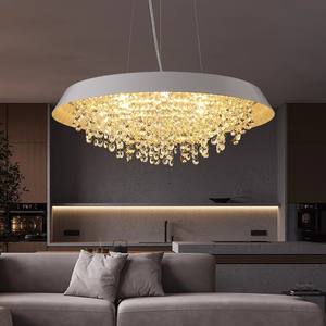 Zèle Éclairage Postmoderne Design luxe luxe goutte de pluie lustres en cristal plafonnier à vendre - Product Image 5