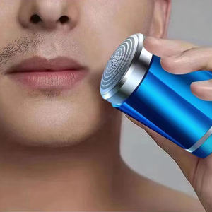 Mini maquinilla <span class=keywords><strong>de</strong></span> afeitar portátil para hombres, <span class=keywords><strong>Afeitadora</strong></span> eléctrica desechable USB recargable <span class=keywords><strong>de</strong></span> doble uso para barba en seco y húmedo - Product Image 4