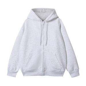 350gsm Heavyweight Zip Hoodie Unisex Vintage Wash Raglan Sleeve Streetwear Jacket 100% Cotton Autumn Silk Screen Oversized - Product Image 5