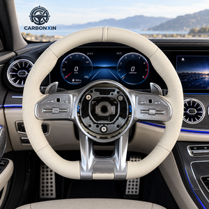 Volante de Cuero Cosido a Mano Personalizado para Mercedes Benz Clase CLS W218 W219 550 500 S W116 W126 W140 W220 W221 W222 W223 - Product Image 4