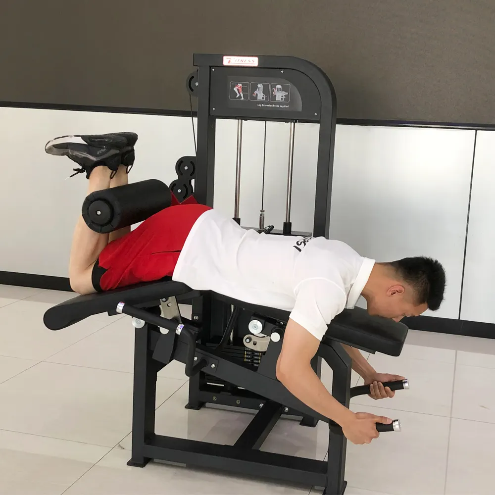 Dual Functional Fitness Equipment Seated Prone Leg Curl & Extension Machine