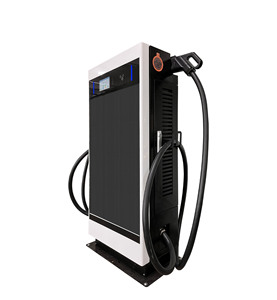 Estación de Carga para Vehículos CCS2 de Suelo, Ultra Rápida, Fuera de la Red, con Pantalla Publicitaria y Gestión de Cables, de 40kW a 80kW - Product Image 3