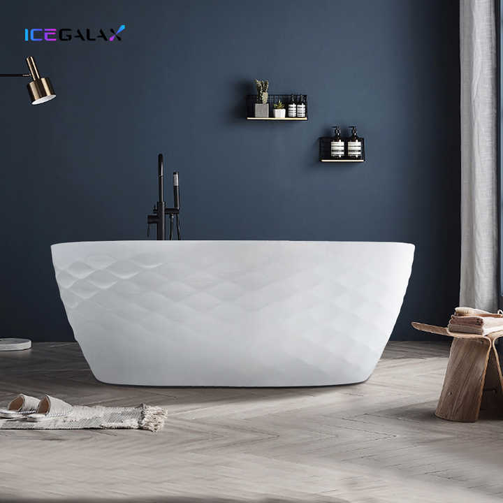 Icegalax Indoor Bathroom Bath Tub Smart Free Standing Bathtub Cheap Price Acrylic Freestanding ...