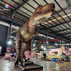 Dinosaurio Animatrónico Personalizado <span class=keywords><strong>T</strong></span> Rex, Modelo de Dinosaurio Realista de Tamaño Natural para Parque Temático o Zoológico - Product Image 3