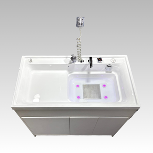 Baignoire professionnelle antidérapante et étanche <span class=keywords><strong>pour</strong></span> toilettage des animaux de compagnie, <span class=keywords><strong>pour</strong></span> le bain quotidien des chiens et des chats, service de nettoyage et de toilettage - Product Image 6