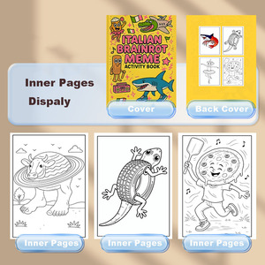 Divertido Libro de Colorear y Actividades con <span class=keywords><strong>Memes</strong></span> Italianos para Adultos con Páginas de Arte Graffiti Antiestrés - Regalo Creativo - Product Image 4