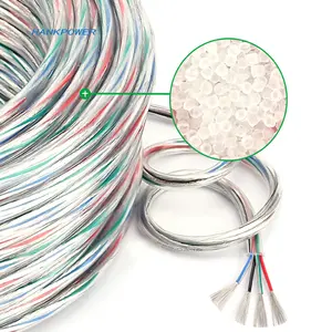 24AWG Transparent Sheathed Cable 2 3 4 5 Cores Transparent Multi-Core Wire LED Light Power Cord Device Connection